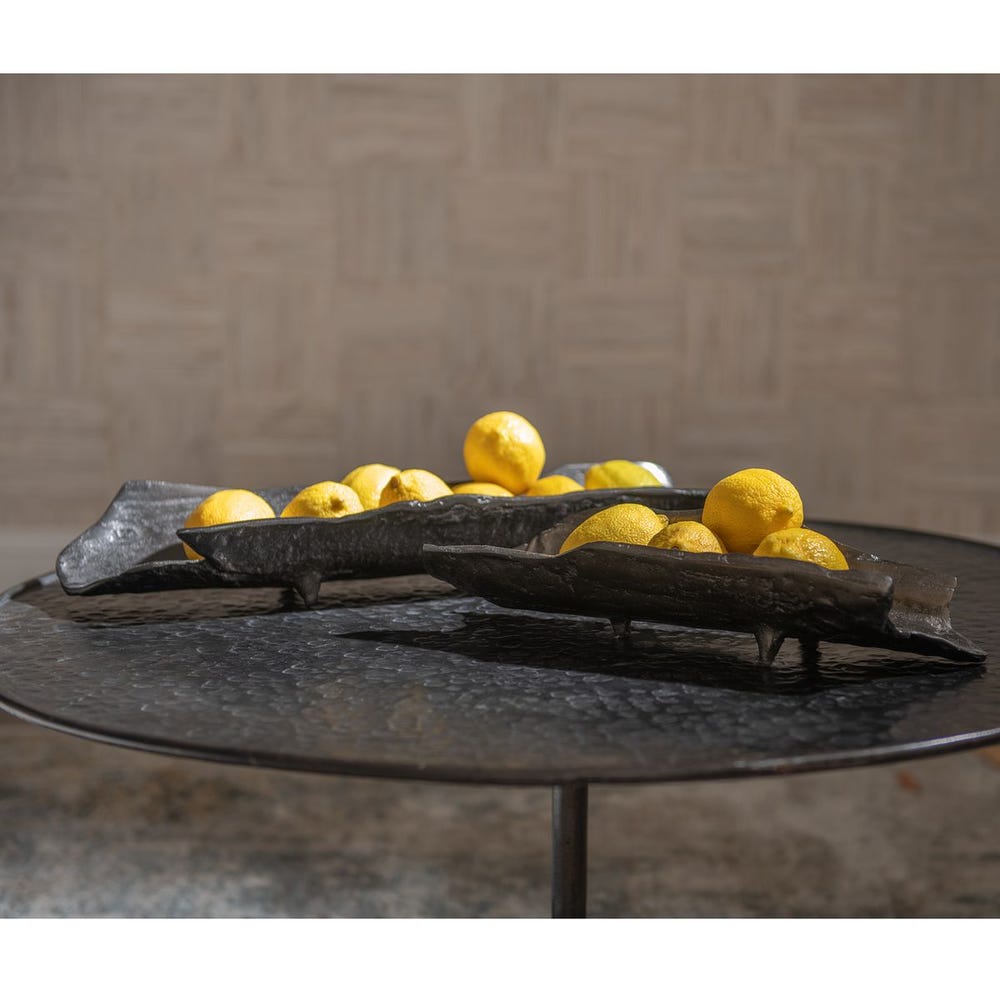 Uttermost Caryn Nickel Trays - Set of 2