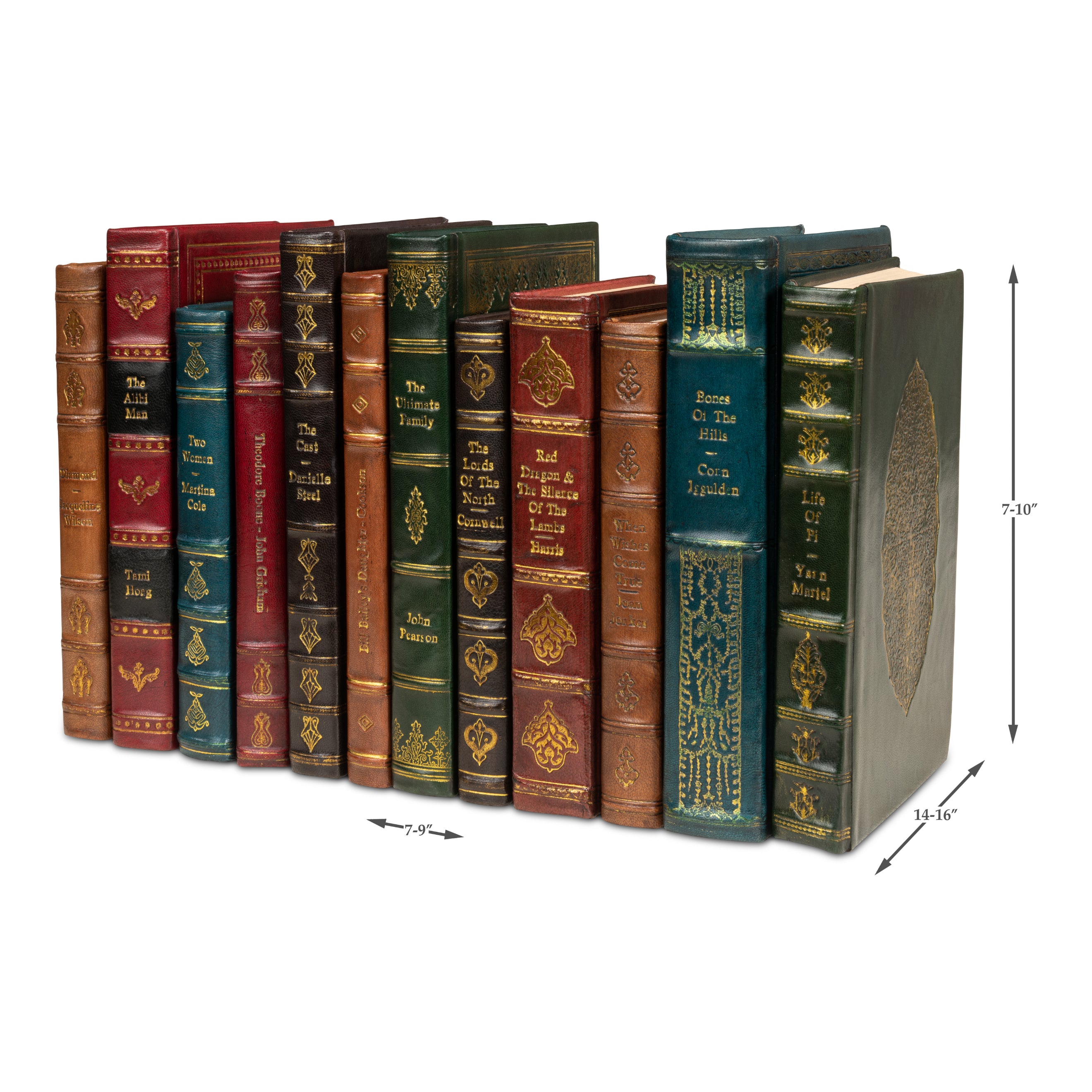 Rebound Leather Books - Set of 12
