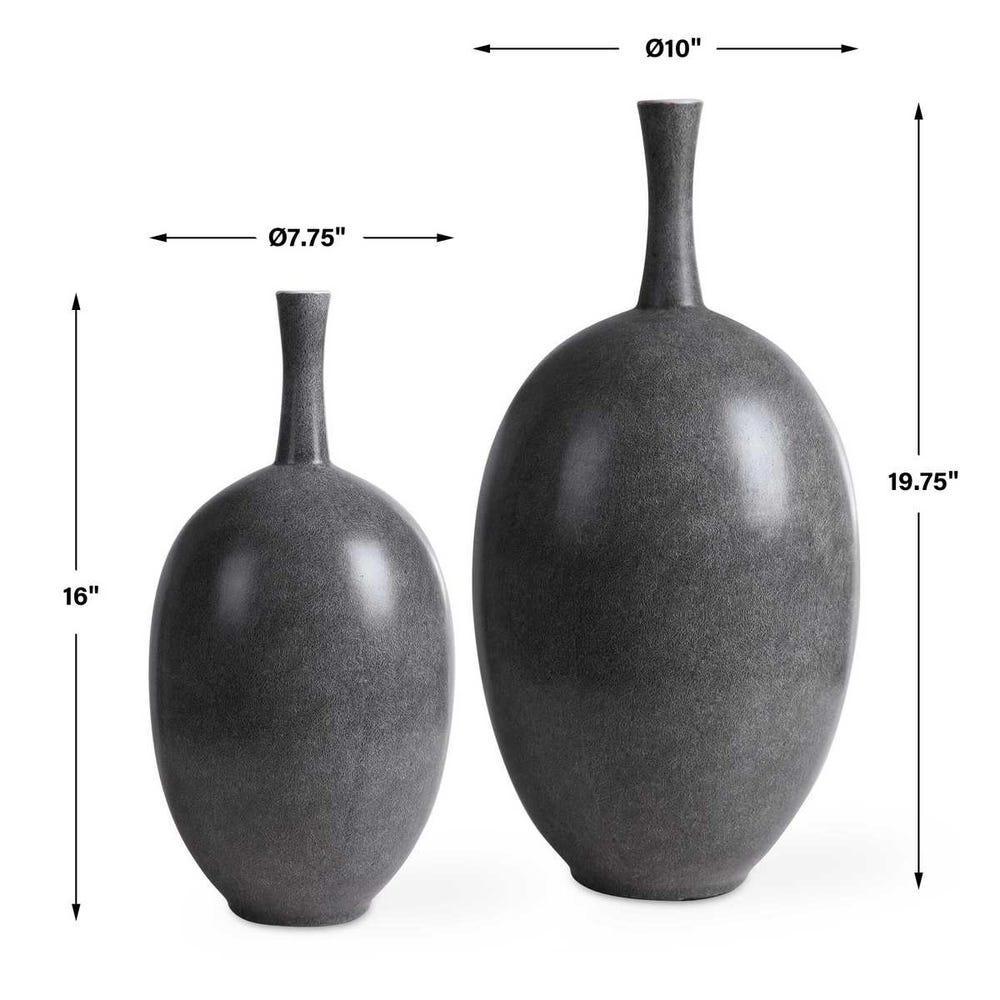 Uttermost Riordan Modern Vases - Set of 2