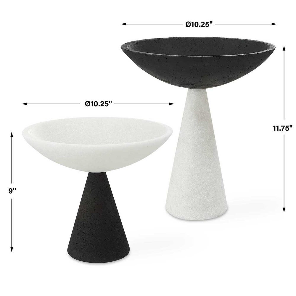 Uttermost Antithesis Marble Bowls - Set of 2