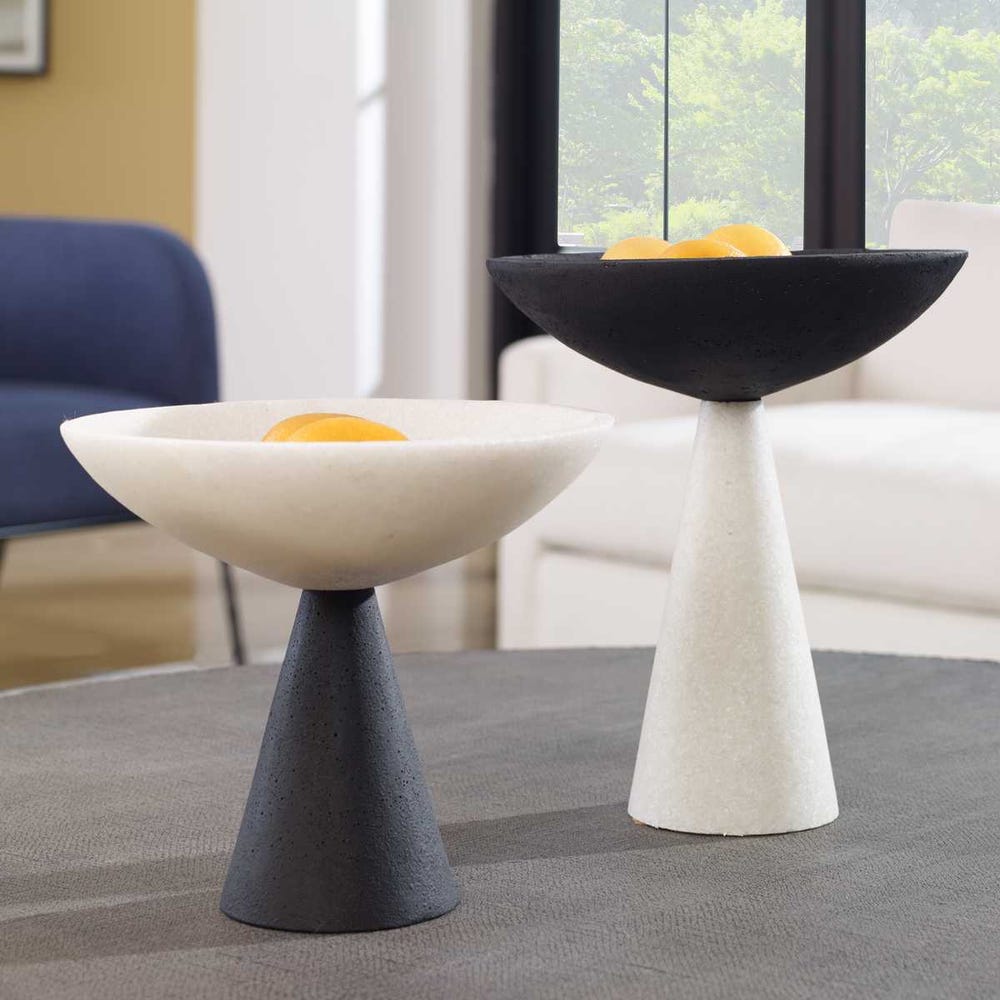 Uttermost Antithesis Marble Bowls - Set of 2