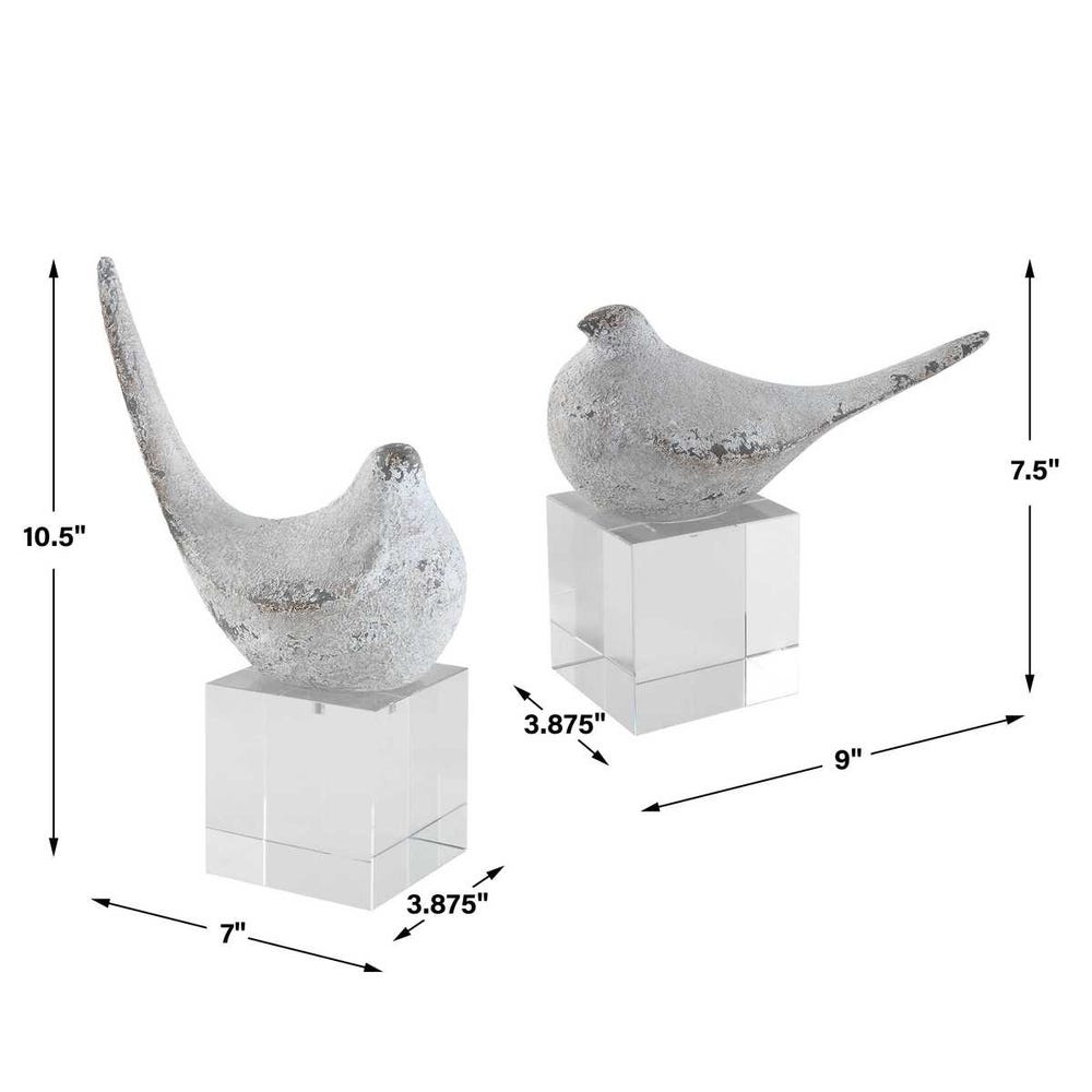 Uttermost Better Together Bird Sculptures - Set of 2