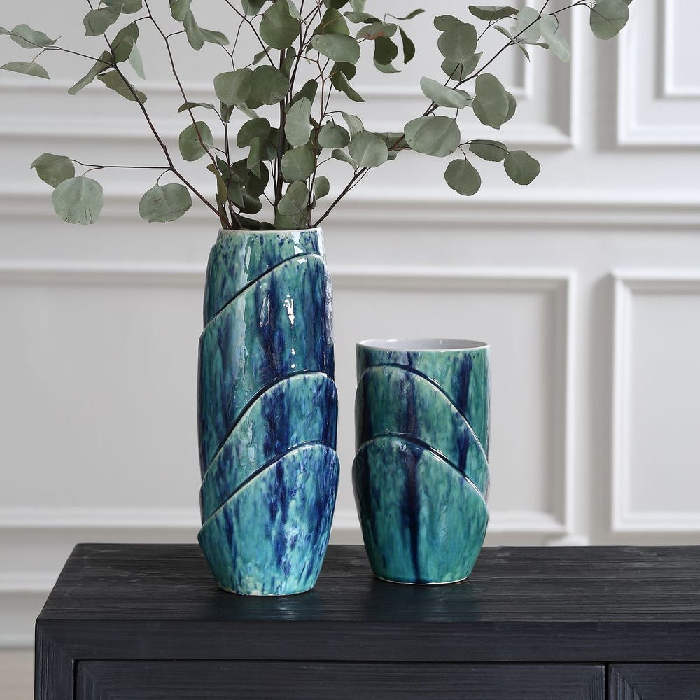 Uttermost Tranquil Duo Vases - Set of 2