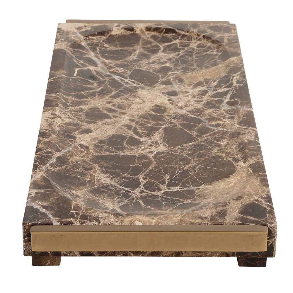 Uttermost Marble Tray Crest
