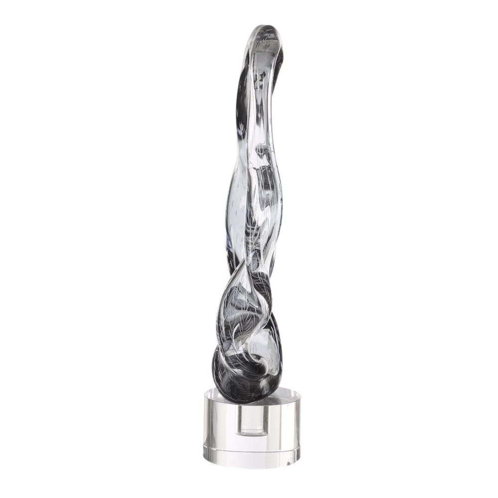 Uttermost Luminous Twist Glass Sculpture