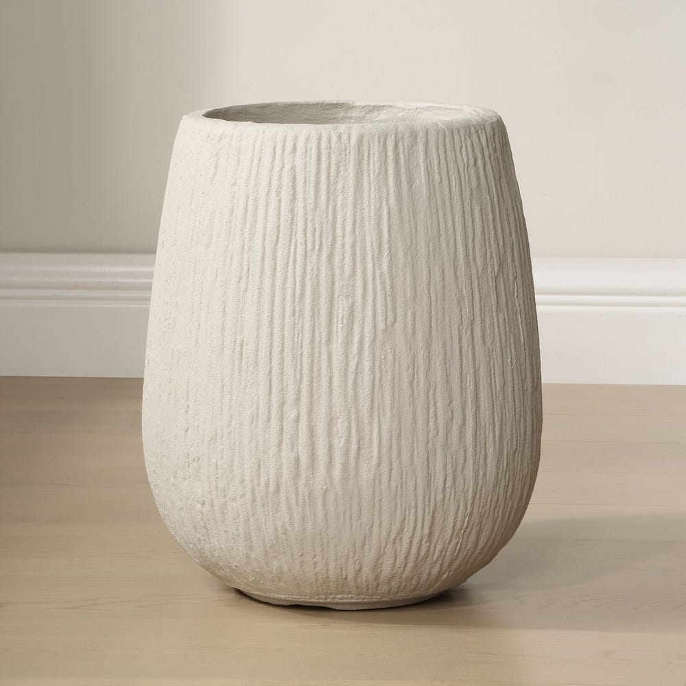 Uttermost Rustic Ridge off-White Outdoor Planter