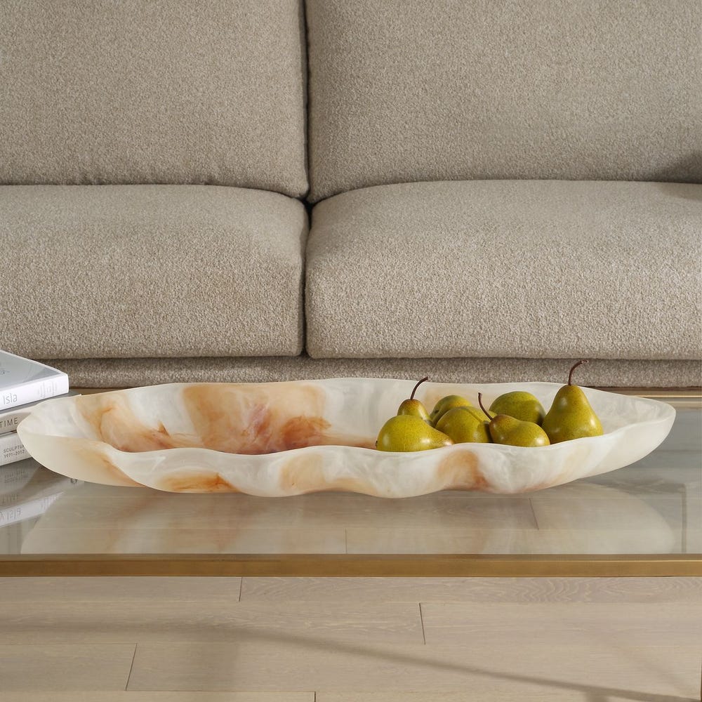 Uttermost Organic Elegance Wavy Oval Bowl