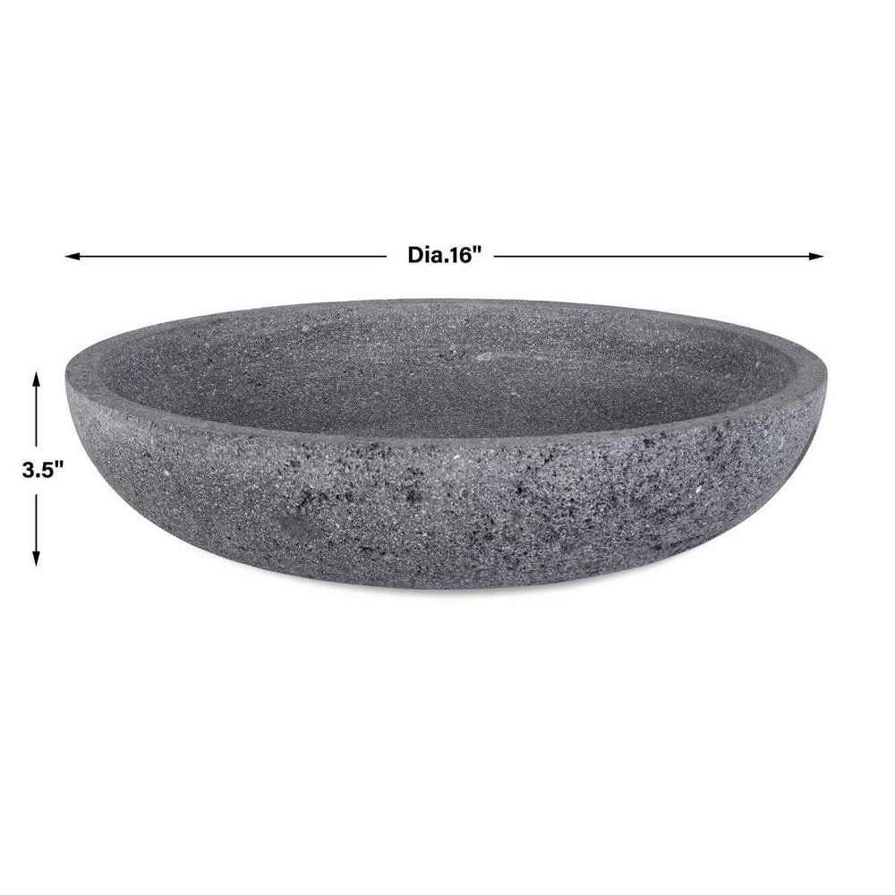 Uttermost Ashen Earth Outdoor Bowl