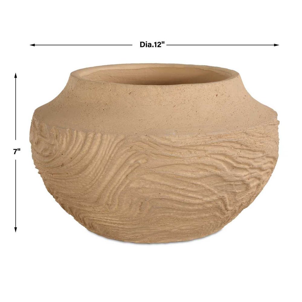 Uttermost Sandstone Flow Small Terracotta Vase