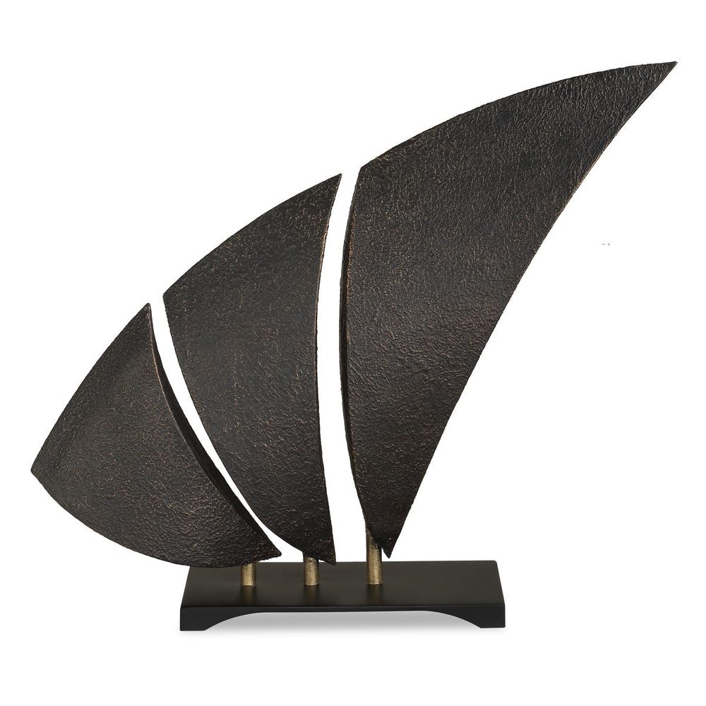 Uttermost Wind Crest Dark Bronze Sculpture