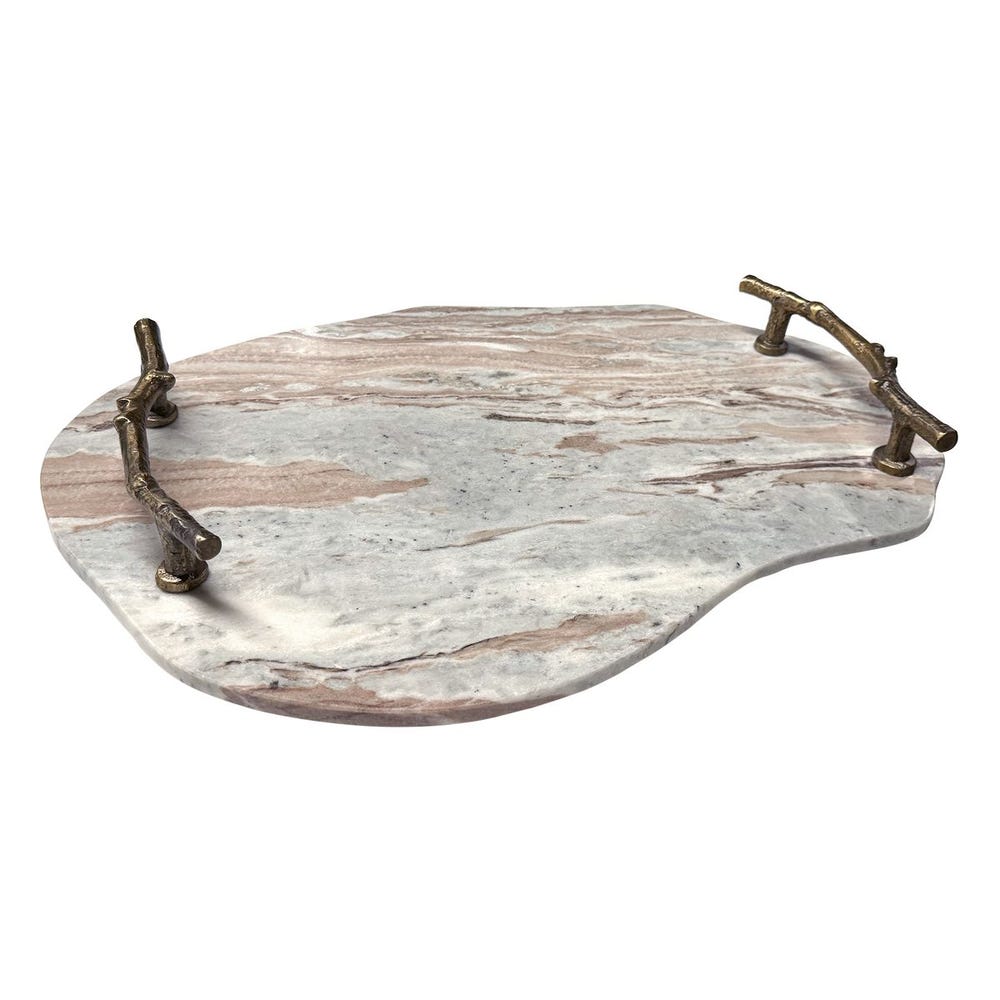 Uttermost Stone and Twig Indoor-Outdoor Tray
