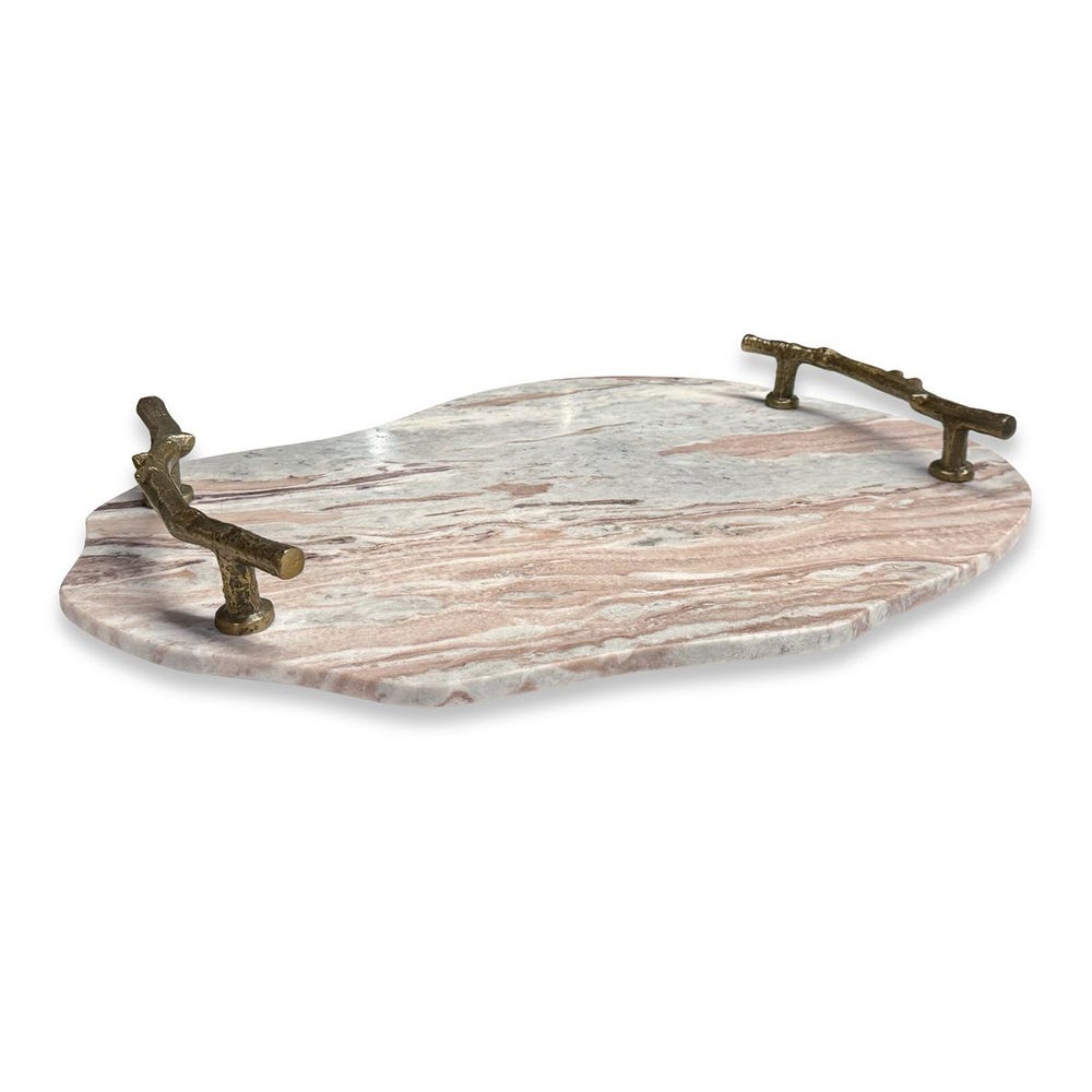 Uttermost Stone and Twig Indoor-Outdoor Tray