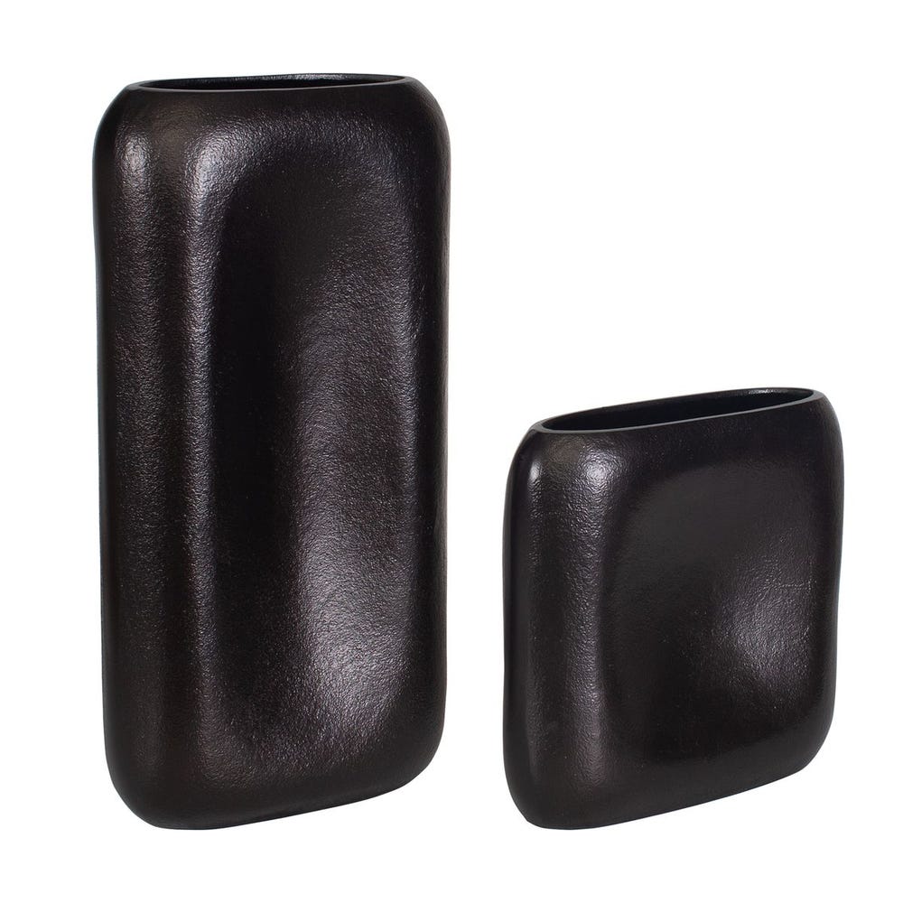 Uttermost Anodic Dark Brown Vases - Set of 2