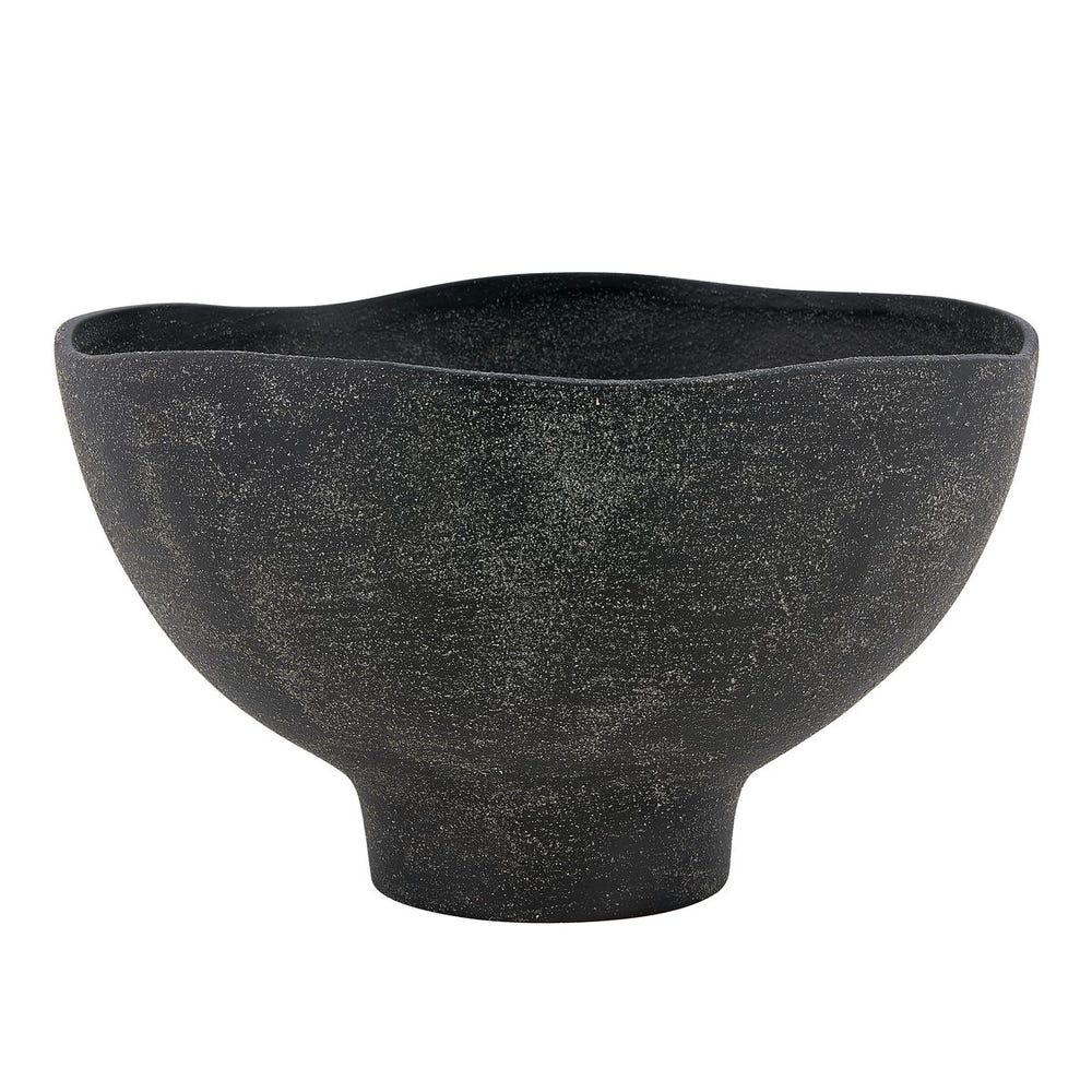 Uttermost Komorebi Indoor-Outdoor Black Bowl
