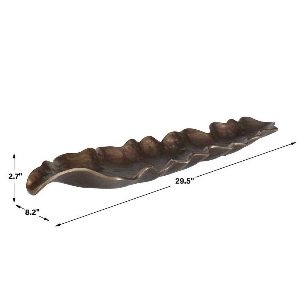 Uttermost Frond Indoor-Outdoor Leaf Tray