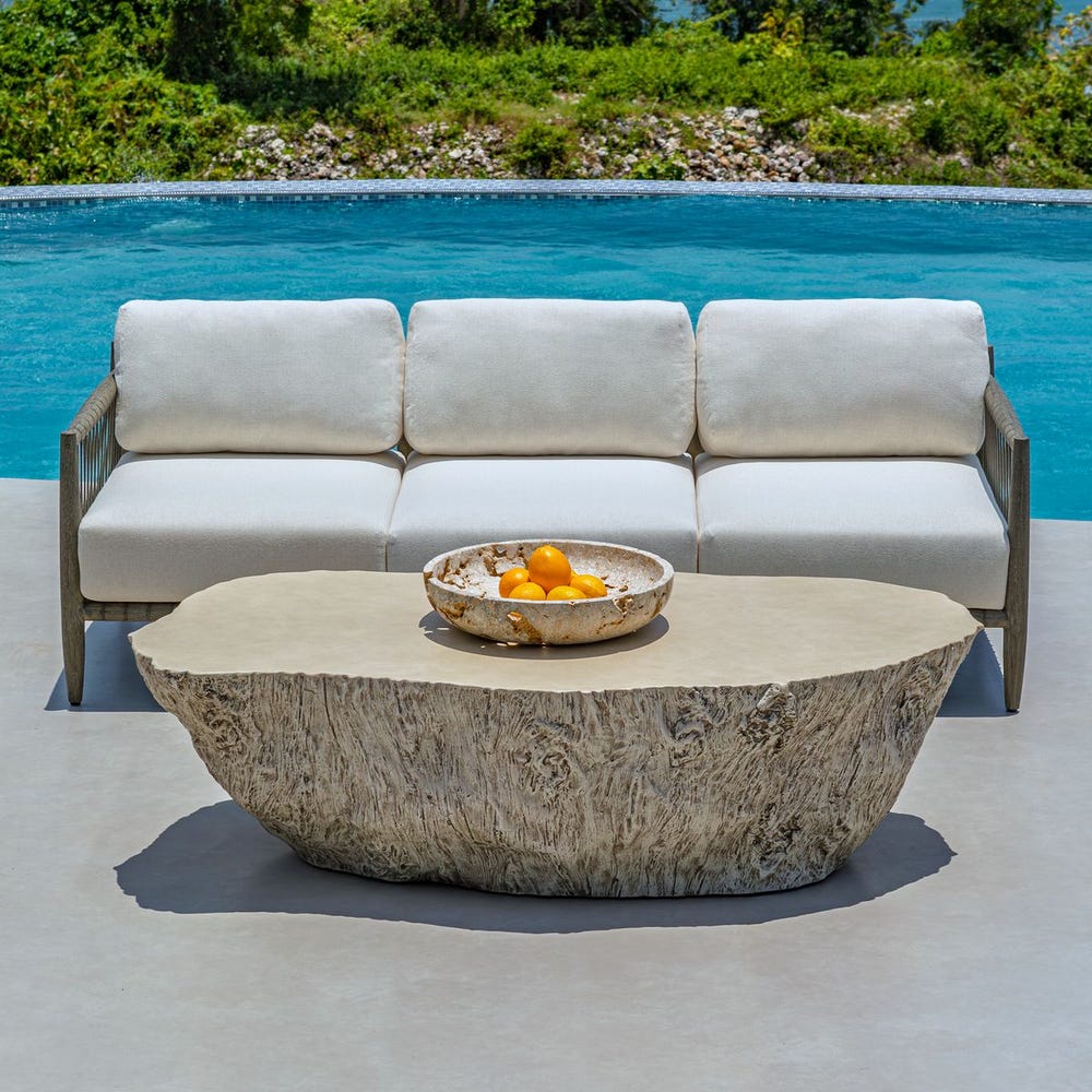 Uttermost Quarried Stone Indoor-Outdoor Bowl