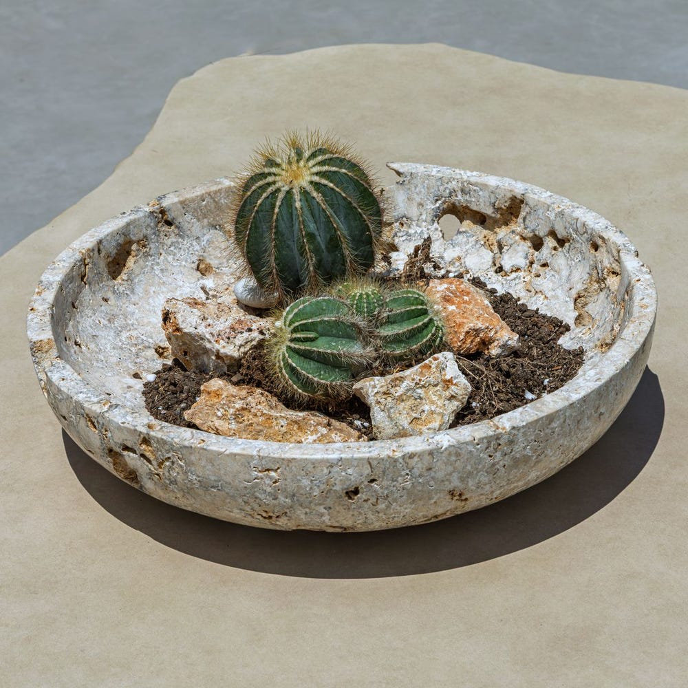 Uttermost Quarried Stone Indoor-Outdoor Bowl