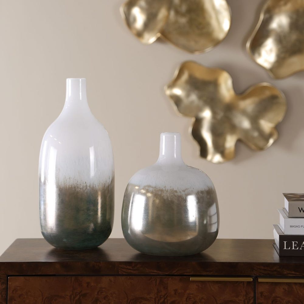 Uttermost Cardoni Smoke Vases - Set of 2