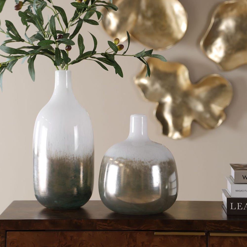 Uttermost Cardoni Smoke Vases - Set of 2