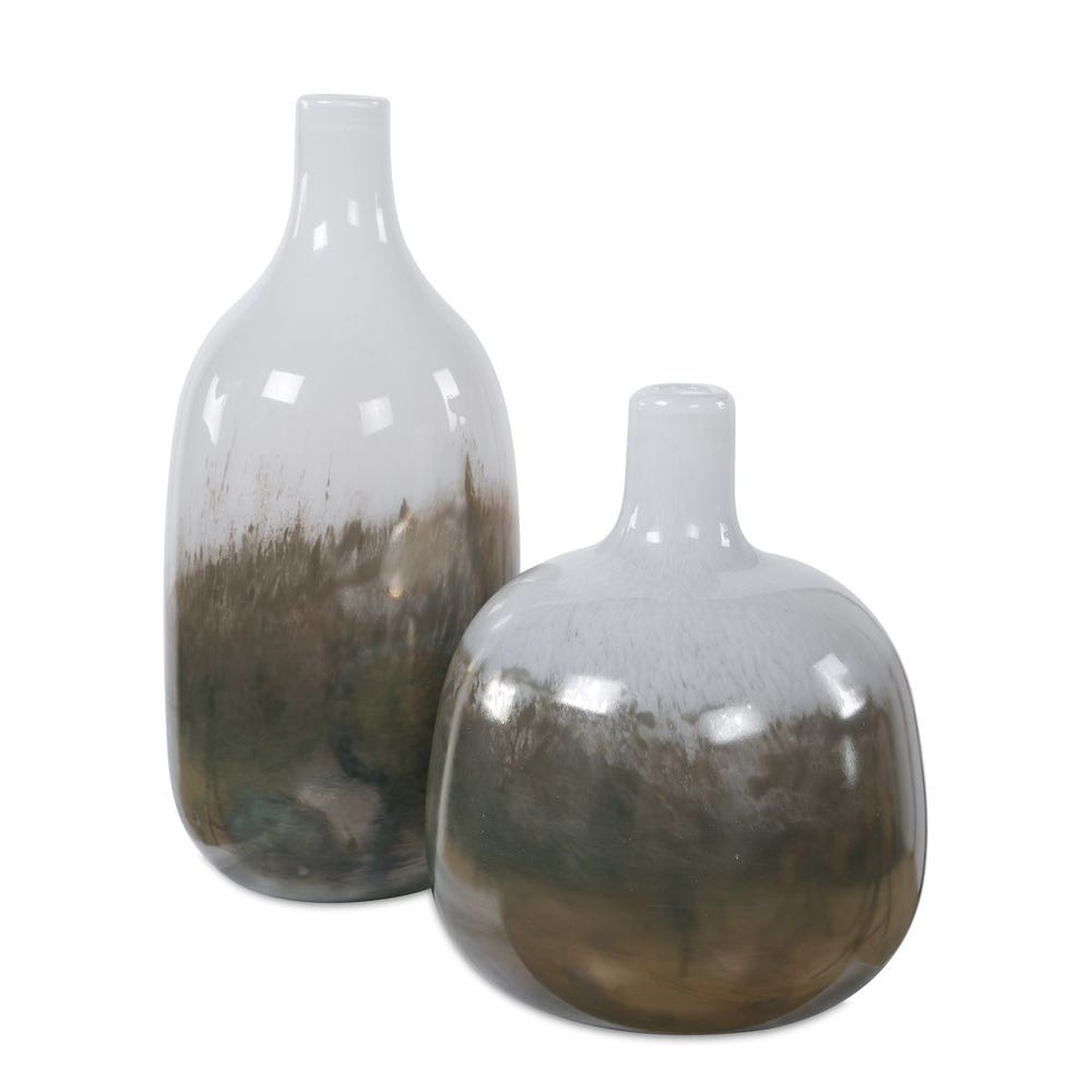 Uttermost Cardoni Smoke Vases - Set of 2