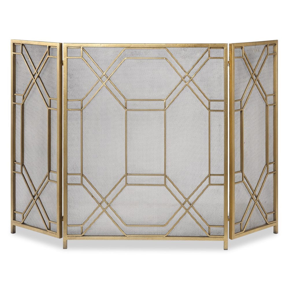 Uttermost Rosen Gold Fireplace Screen