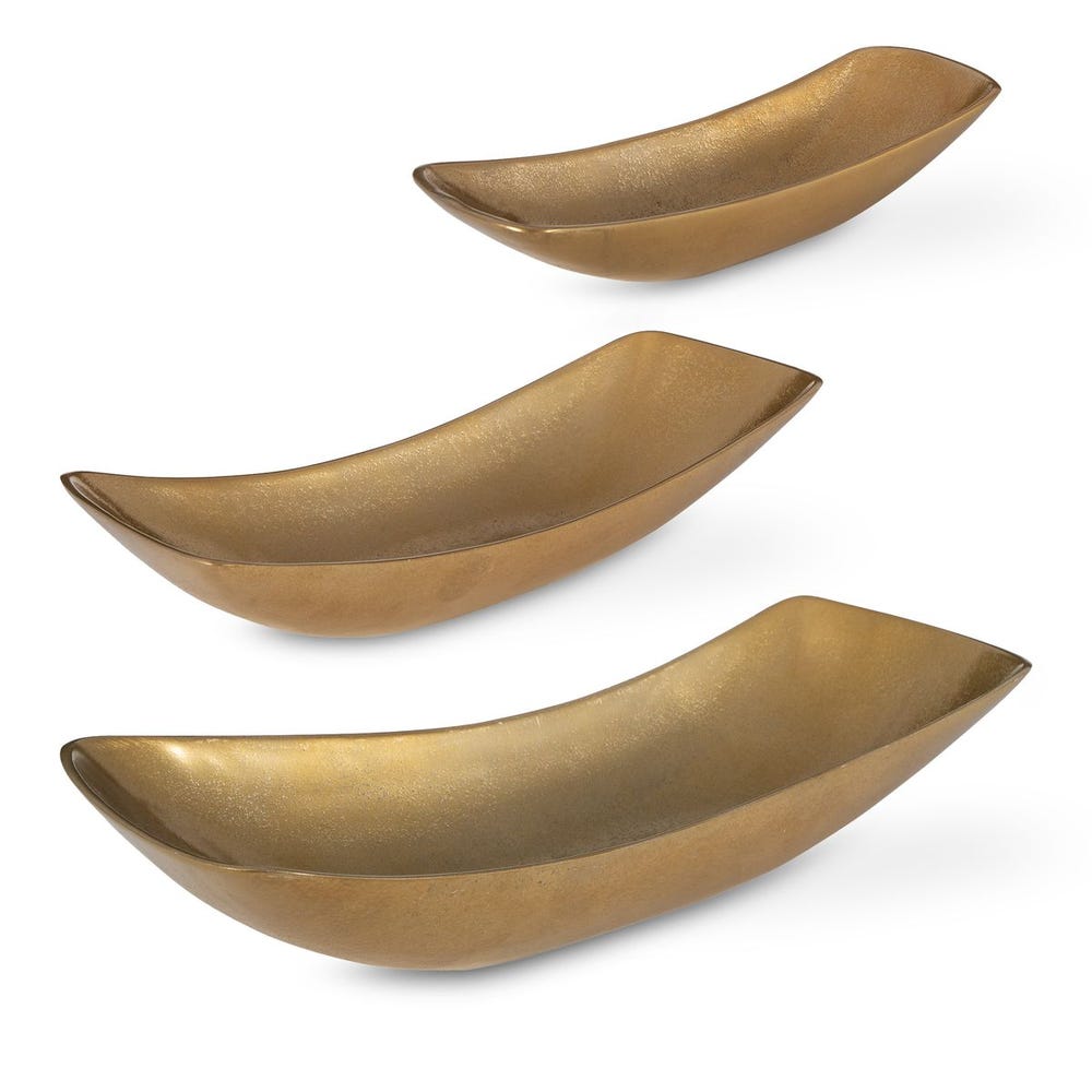 Uttermost Anas Antique Brass Bowls - Set of 3