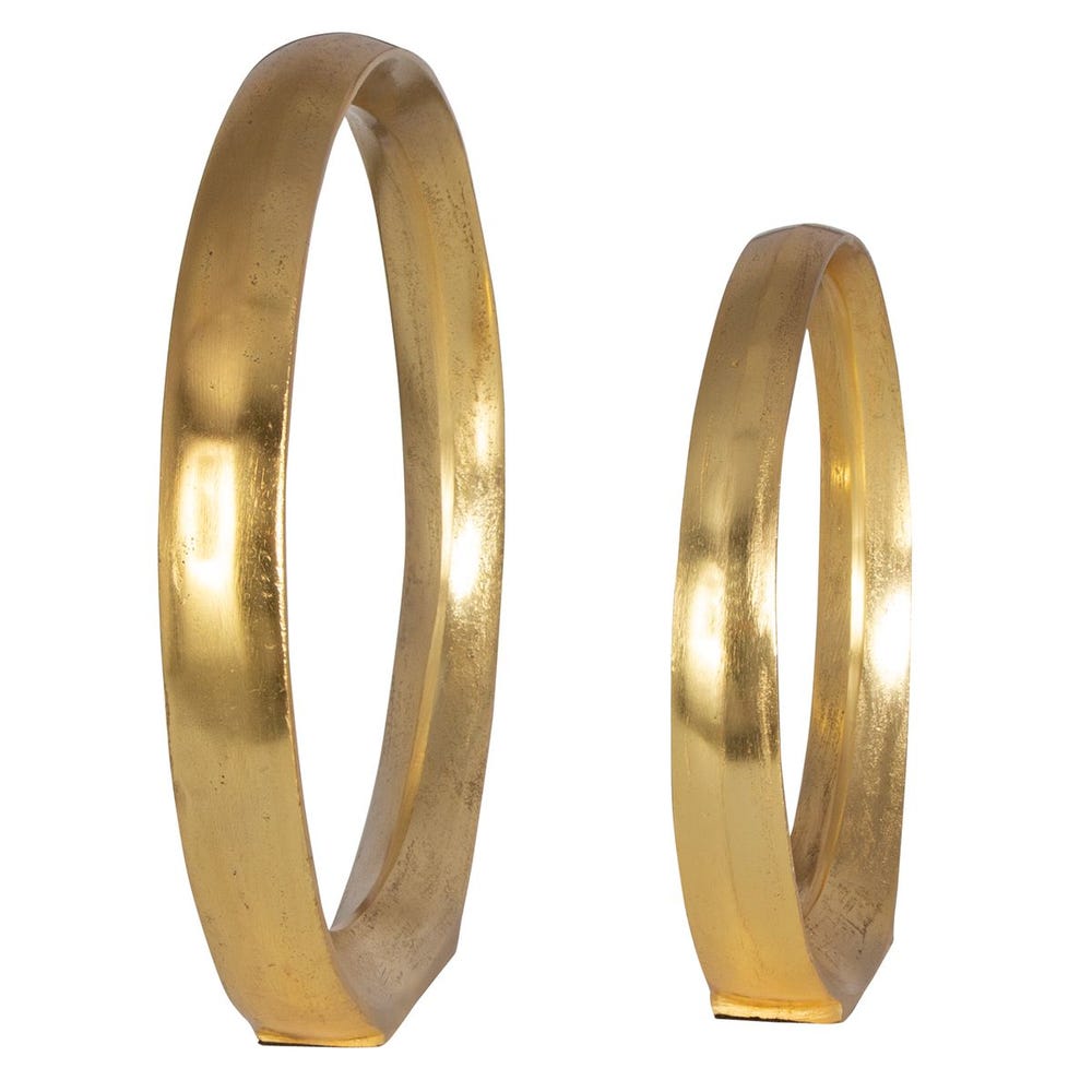 Uttermost Jimena Gold Ring Sculptures - Set of 2