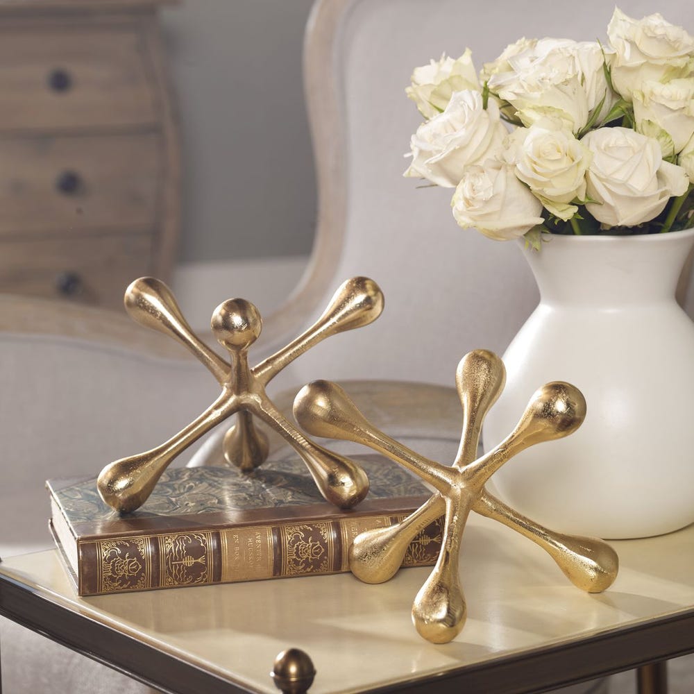 Uttermost Harlan Nickel Objects - Set of 2