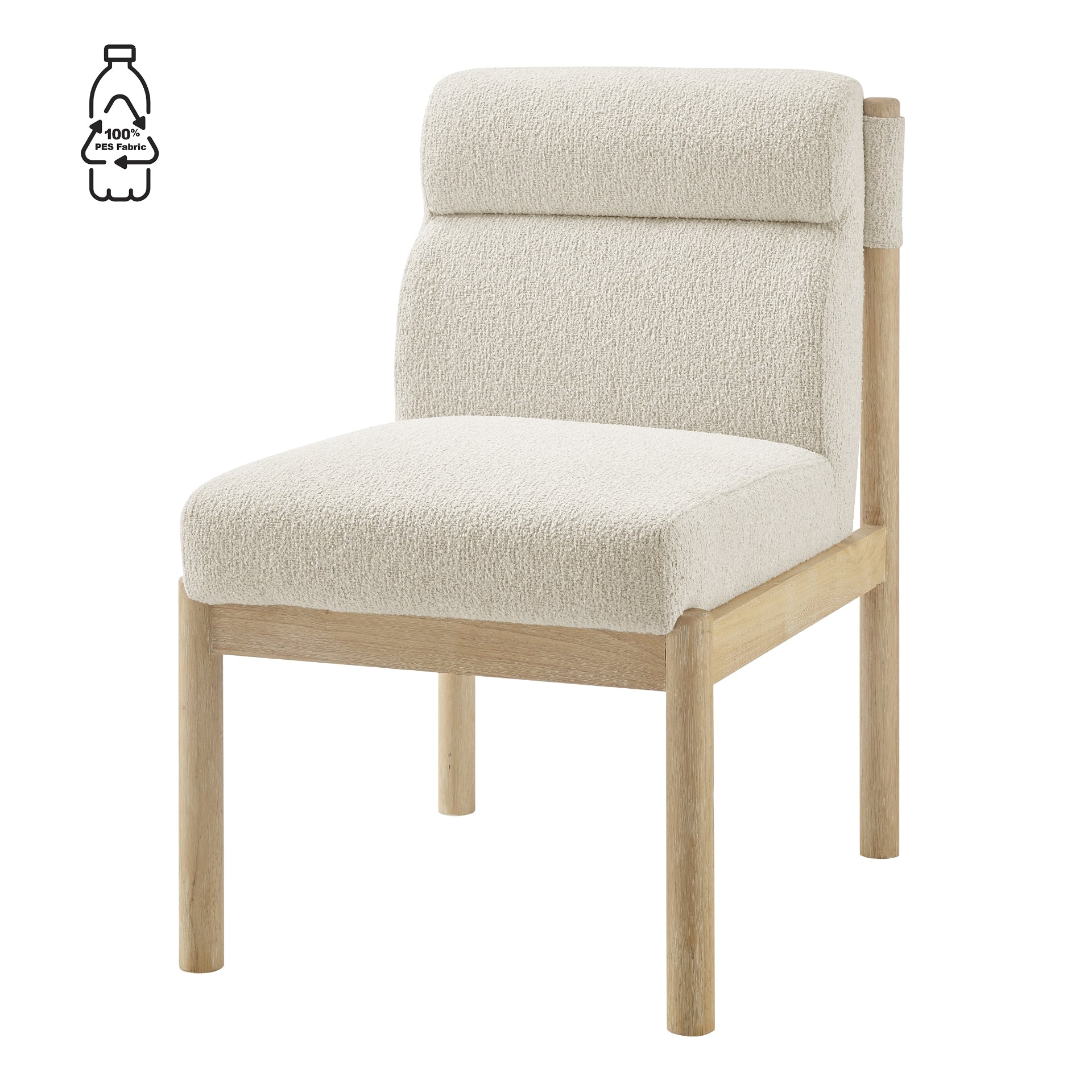 Micah Boucle Dining Side Chair - NWO Frame
