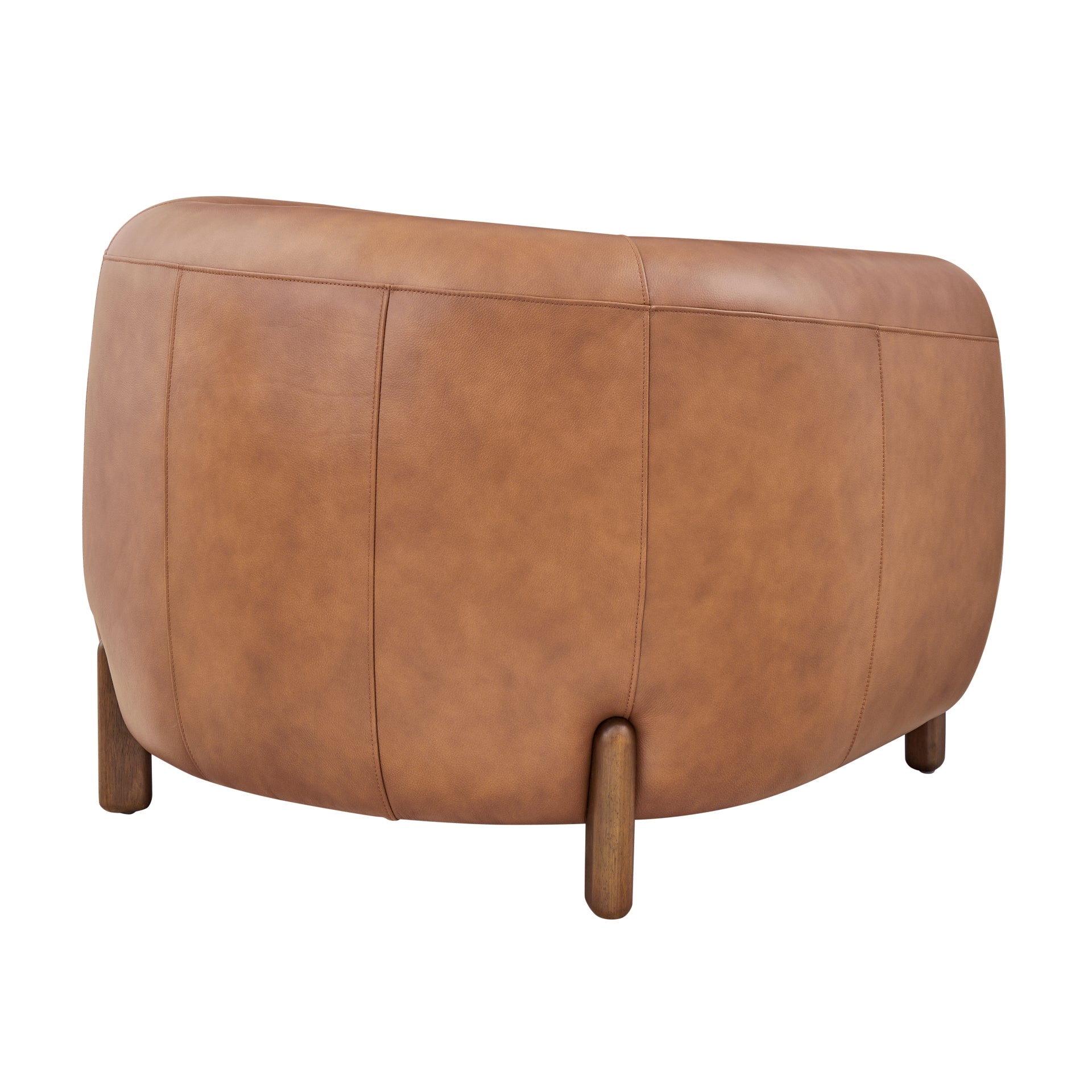 Cordelia Top Grain Leather Accent Arm Chair