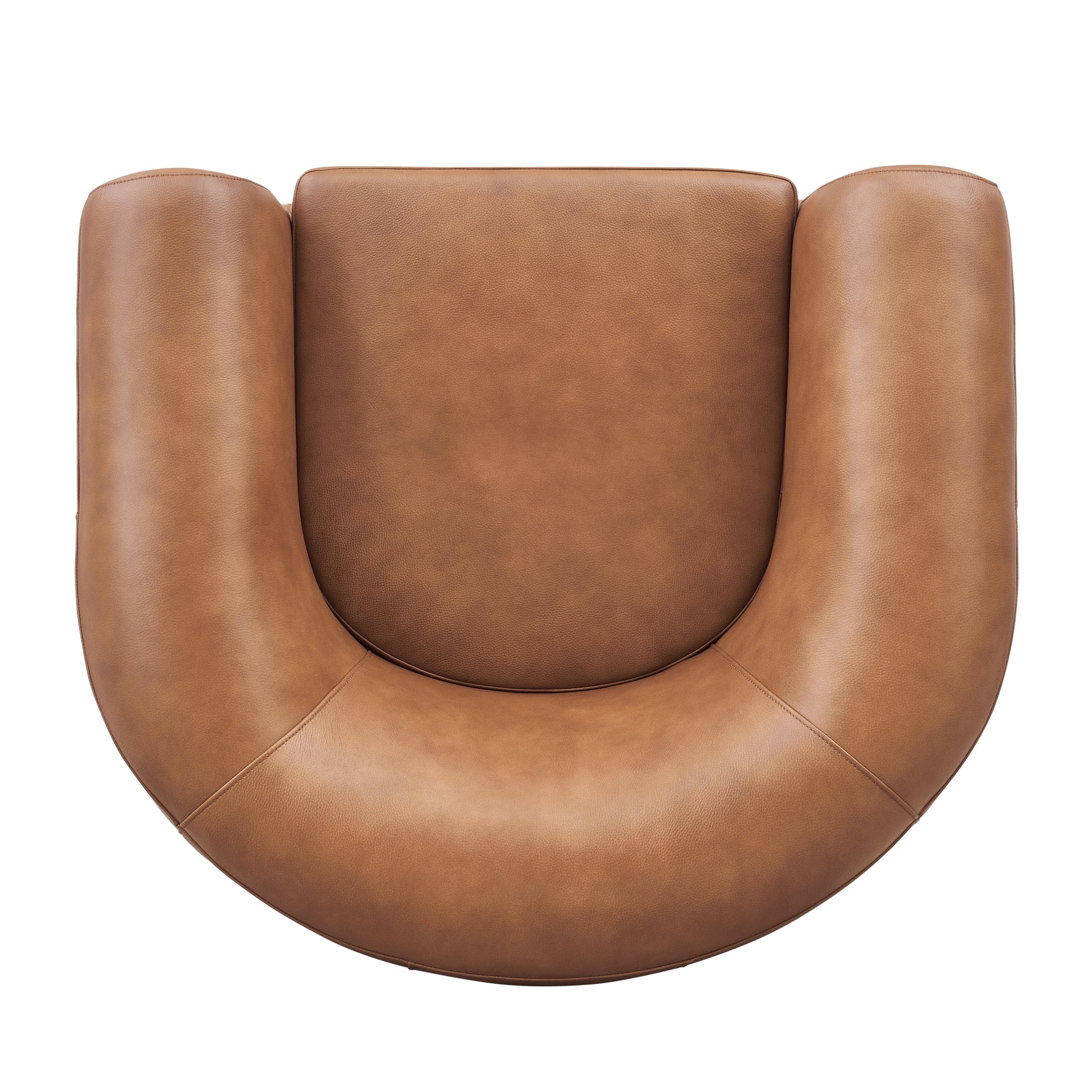 Cordelia Top Grain Leather Accent Arm Chair