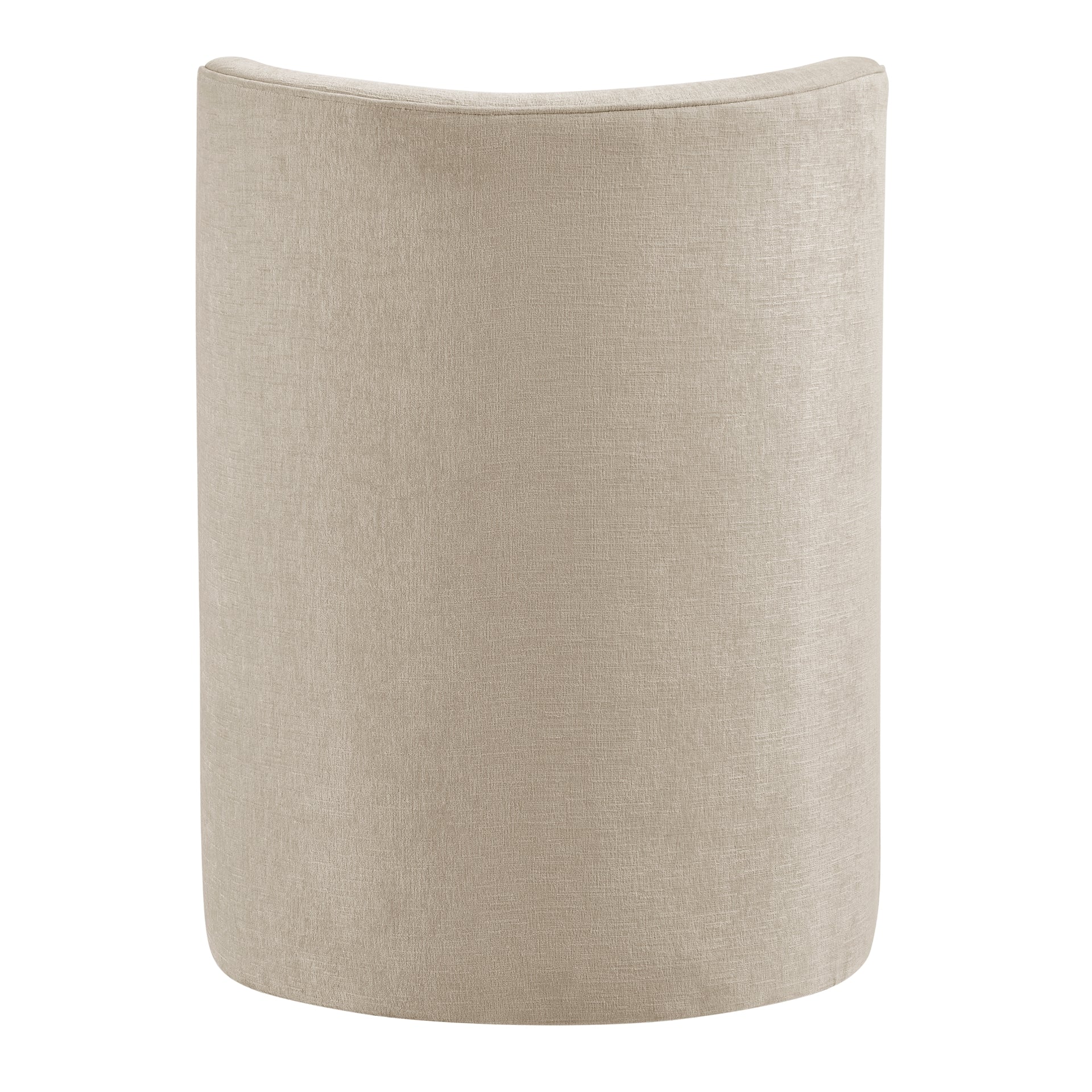 Morraine Chenille Dining Side Chair with Casters