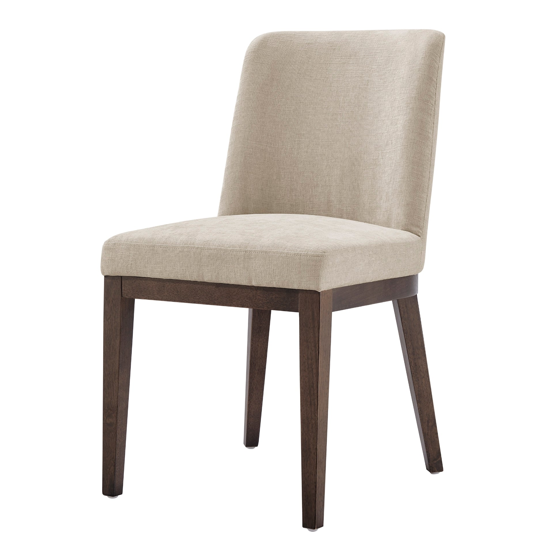 Cayden Chenille Millburry Beige Dining Side Chair - Set of 2