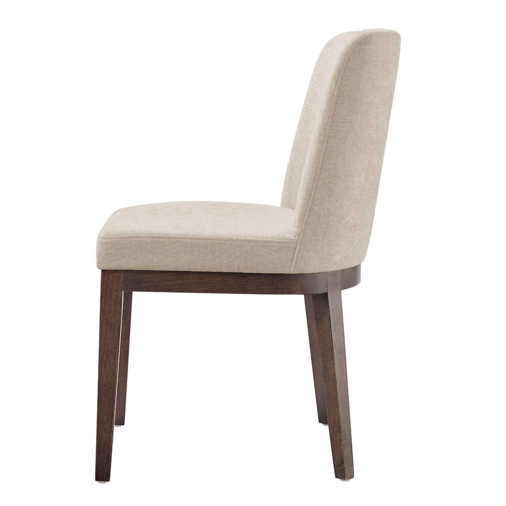 Cayden Chenille Millburry Beige Dining Side Chair - Set of 2