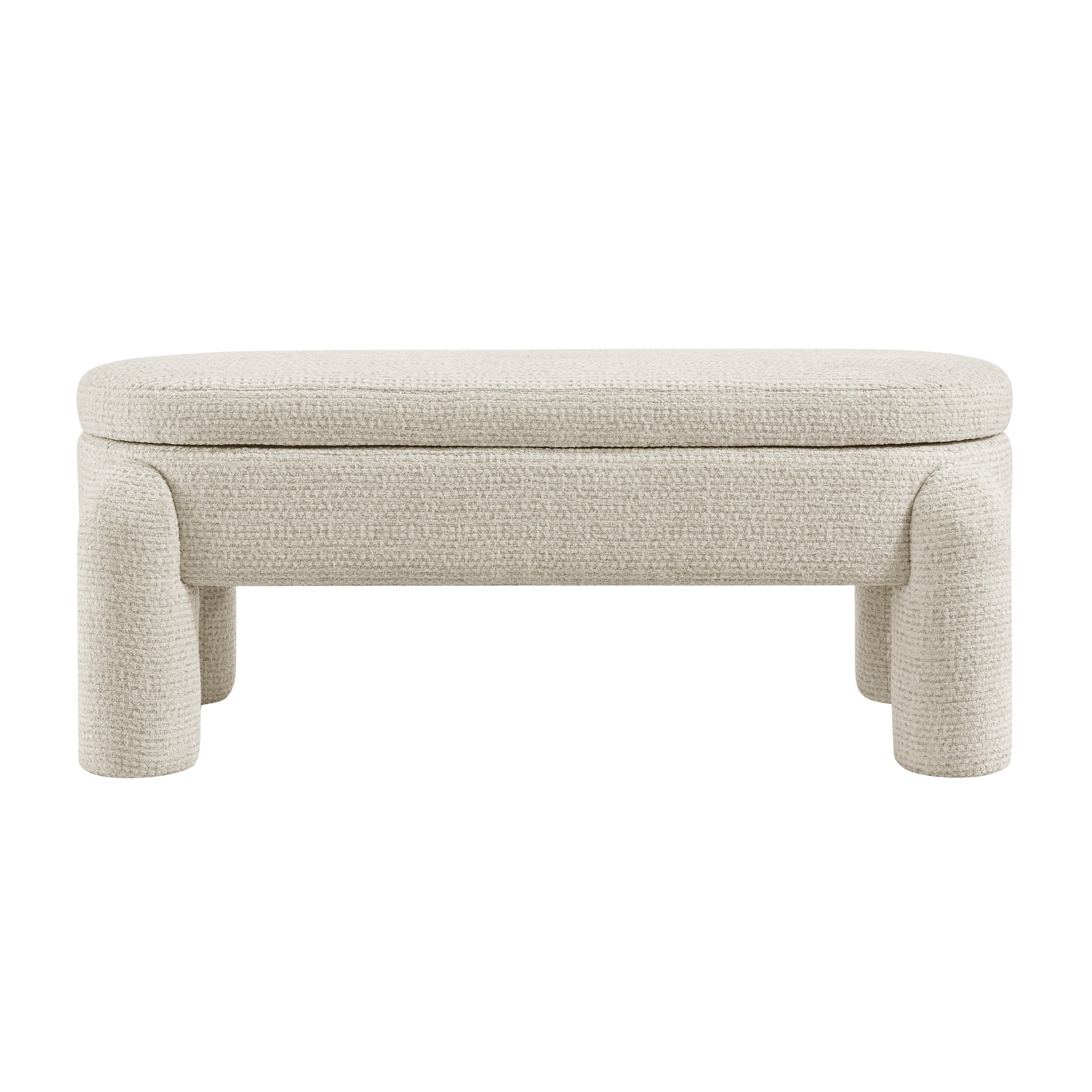 Bowden Chenille Storage Bench