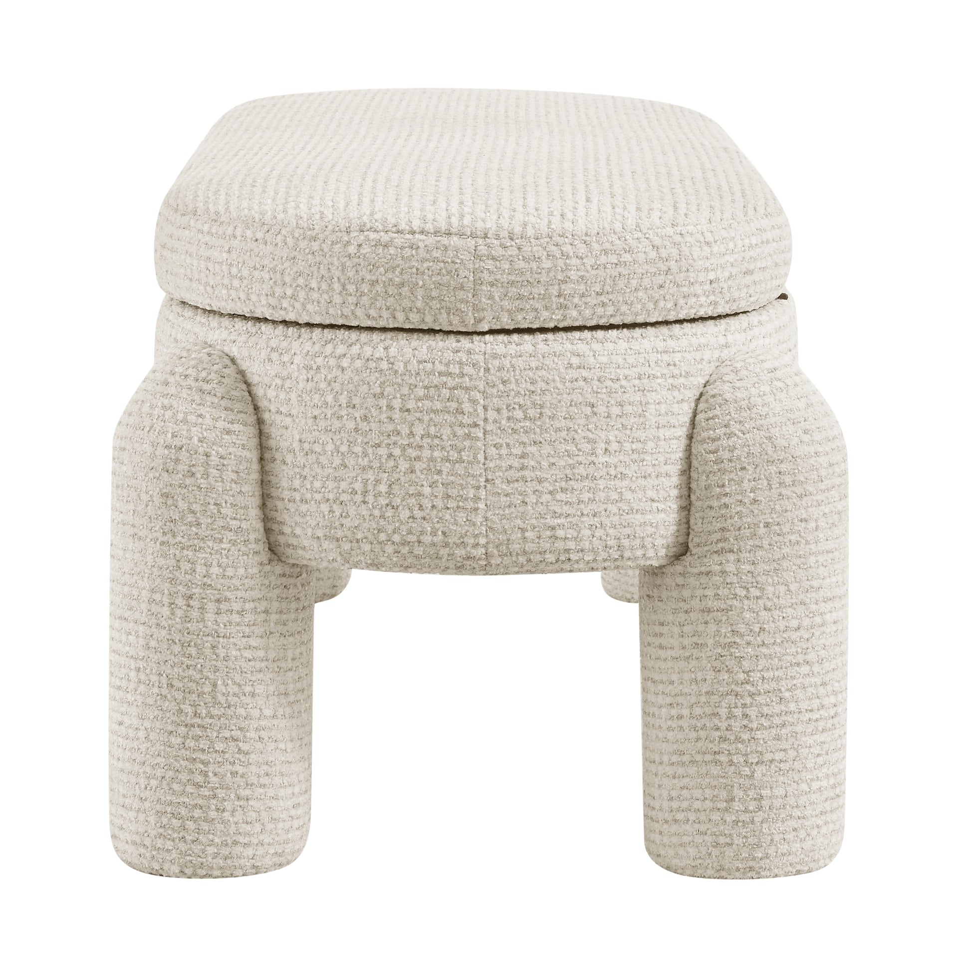 Bowden Chenille Storage Bench