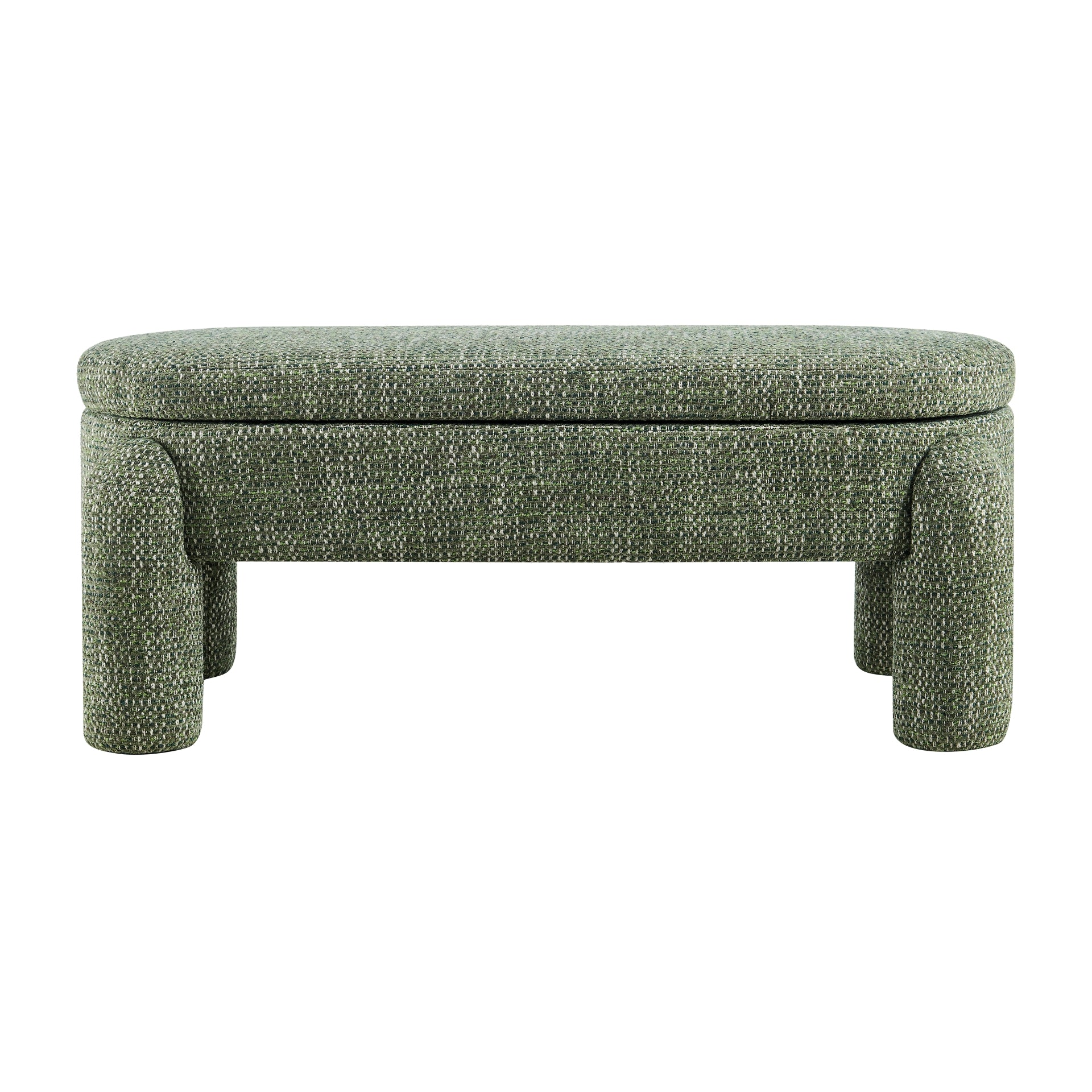 Bowden Chenille Storage Bench