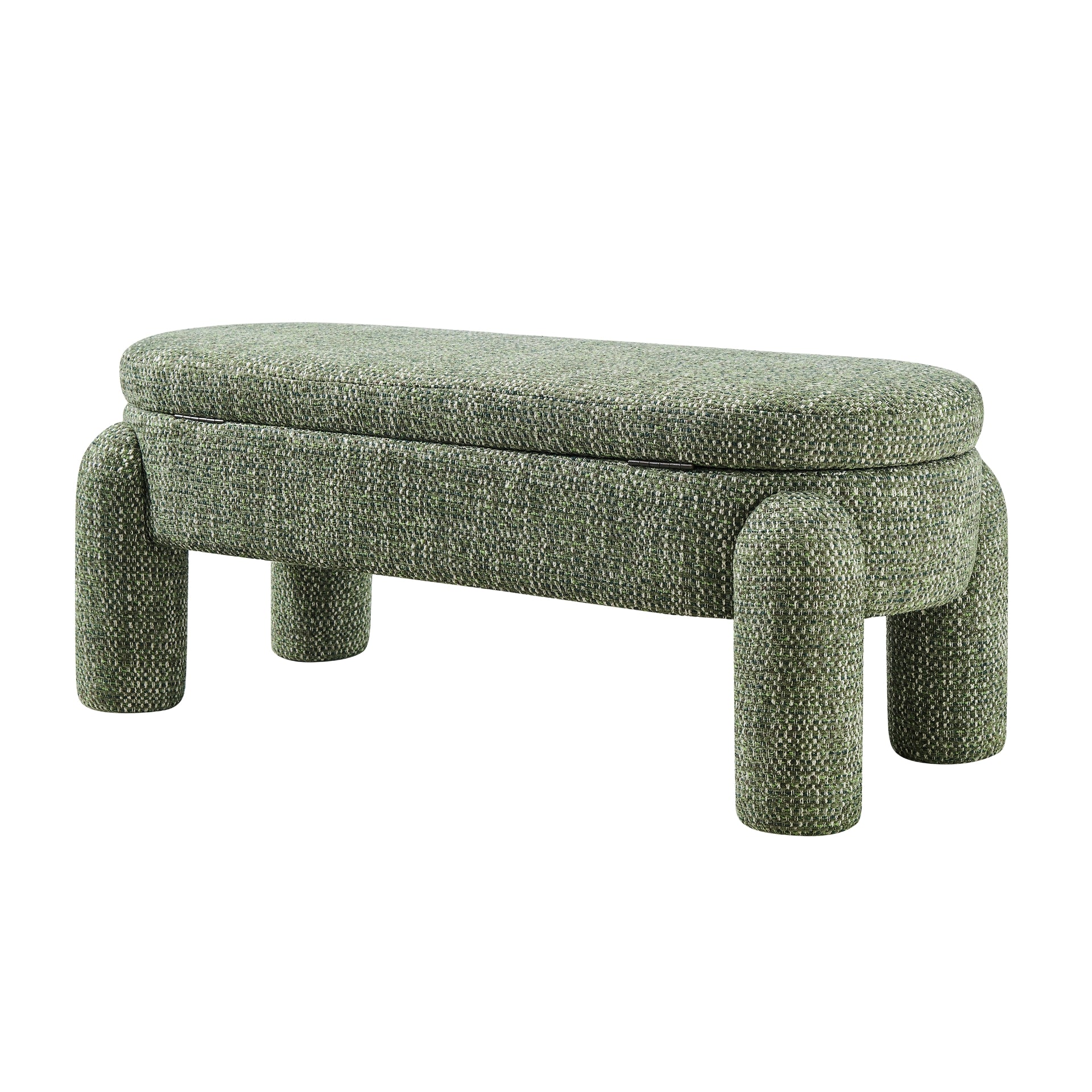 Bowden Chenille Storage Bench