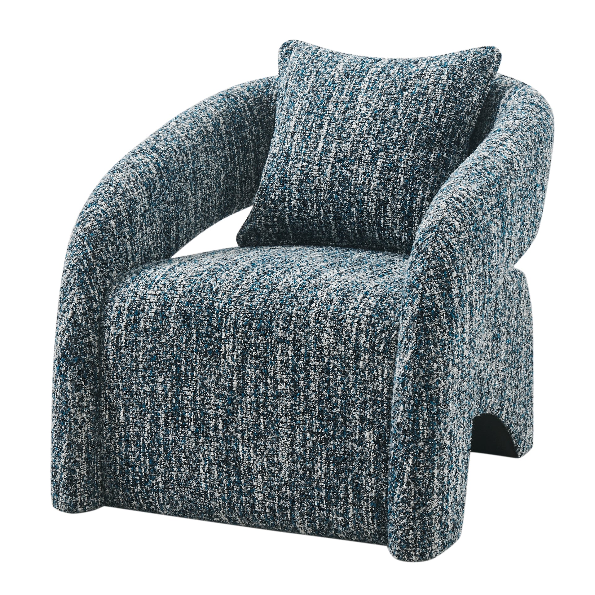 Lunessa Boucle Accent Arm Chair