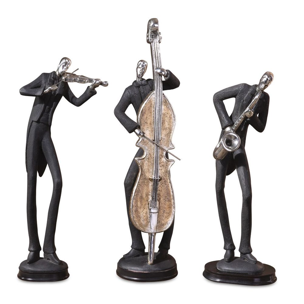 Uttermost Musicians Decorative Figurines - Set of 3