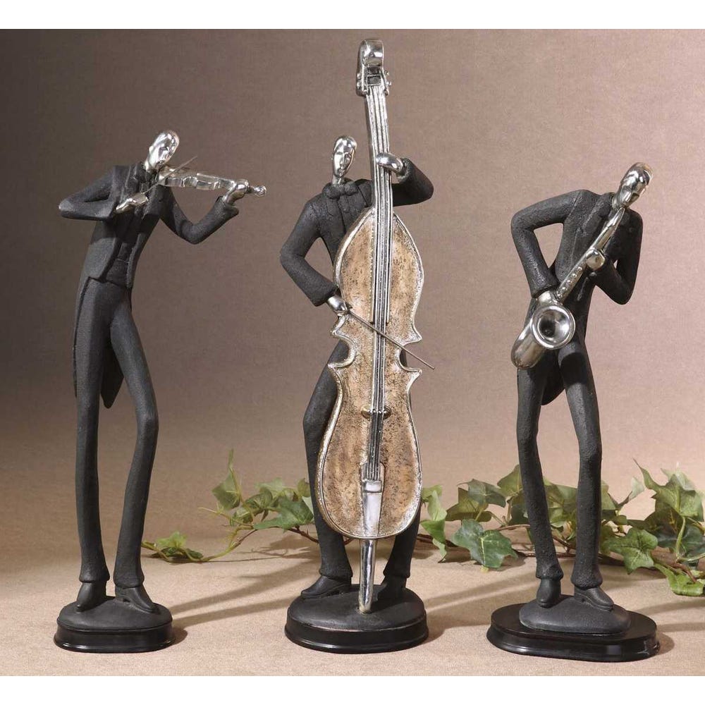 Uttermost Musicians Decorative Figurines - Set of 3
