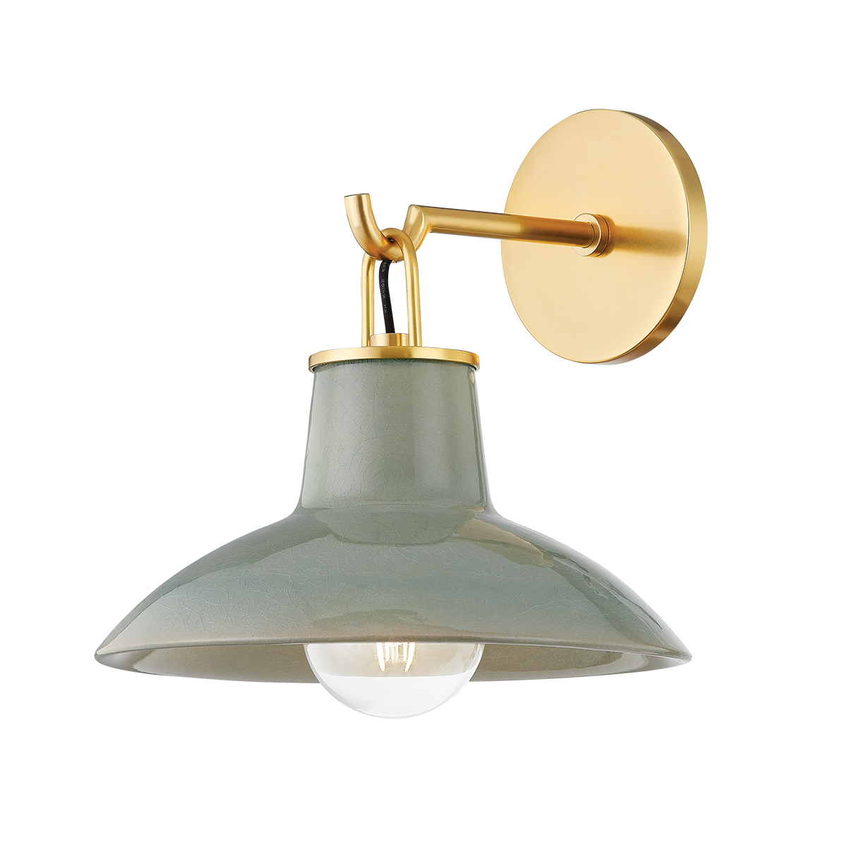 Pottersville Wall Sconce Sconces Hudson Valley Lighting Aged Brass with Ceramic Moss Crackle , Black Friday Sale Hudson Valley Lighting Furniture Sale, Old Bones Co, Mid Century Furniture Sale, Four Hands Furniture, Black Friday Sale Pottersville Wall Sconce,Gus Sale, Perigold Pottersville Wall Sconce Sconces Black Friday Sale , Perigold Sale Pottersville Wall Sconce,Pottersville Wall Sconce Lulu and Georgia, Burke Decor Sale Pottersville Wall Sconce, www.oldbonesco.com