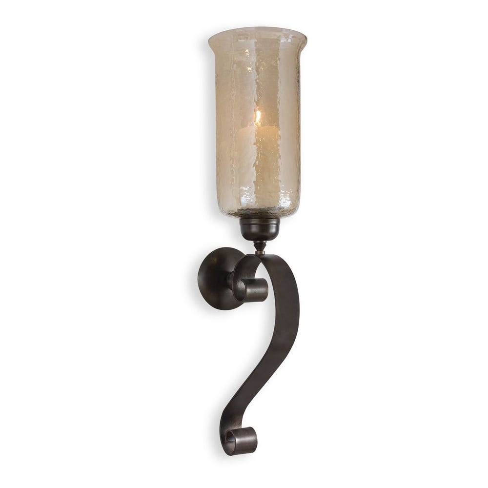 Uttermost Joselyn Bronze Candle Wall Sconce