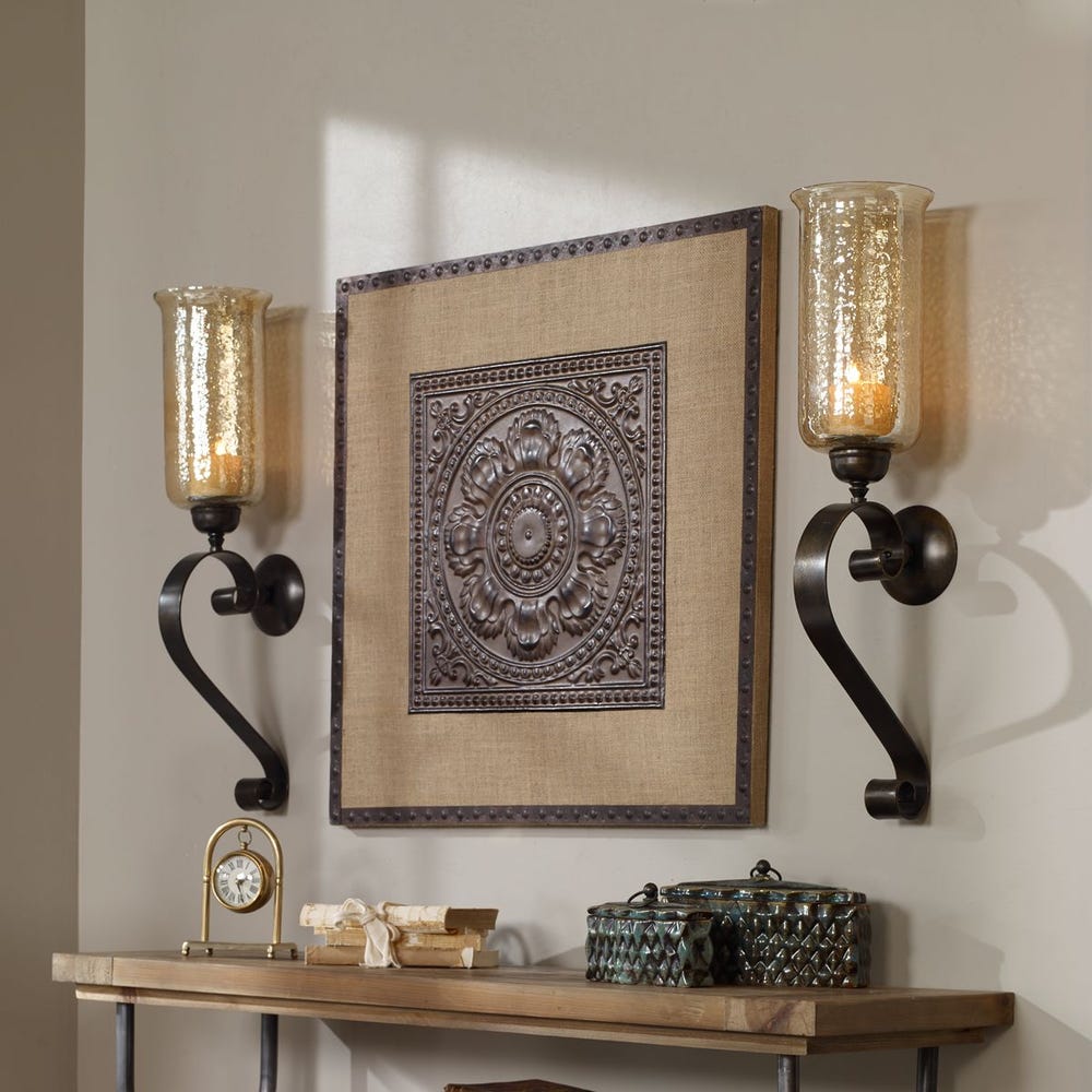 Uttermost Joselyn Bronze Candle Wall Sconce