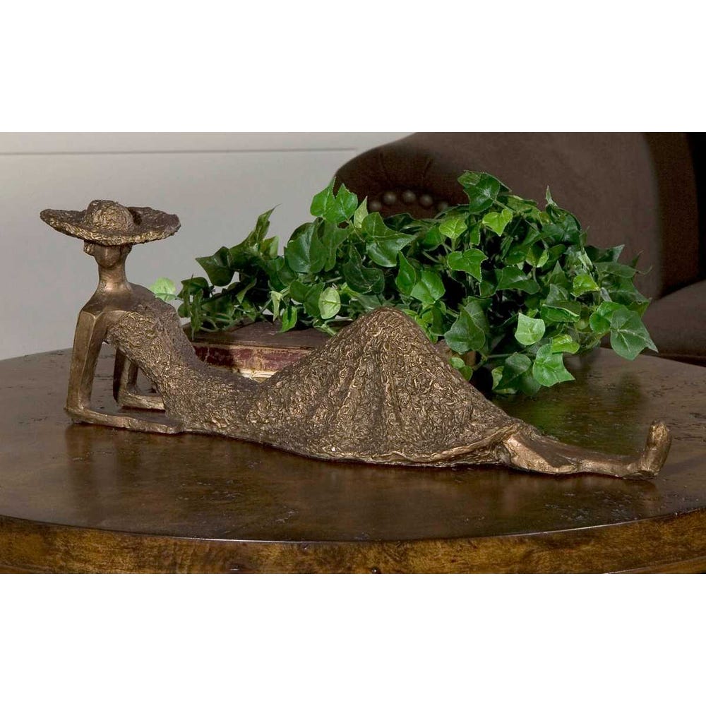 Uttermost Summer Days Antique Bronze Sculpture