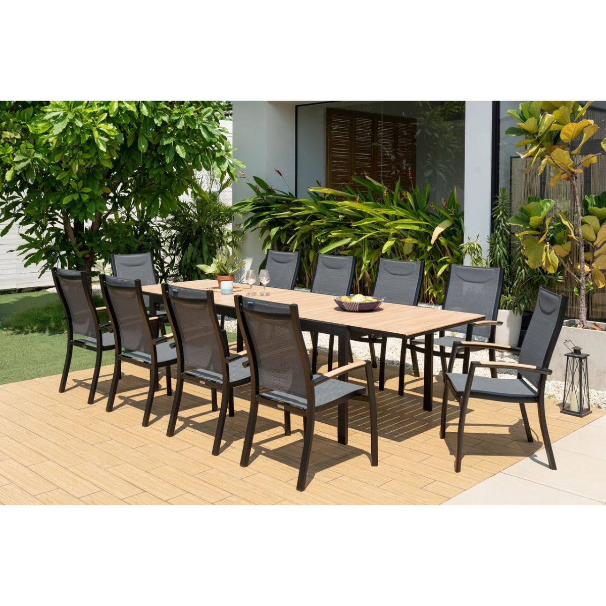 Panama Aluminium Stackable Dining Chair