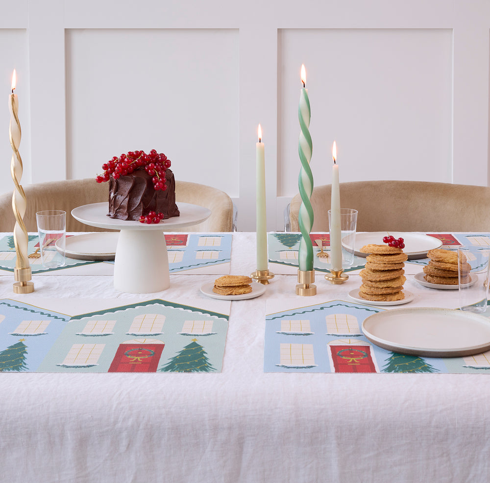 Festive Houses Placemat