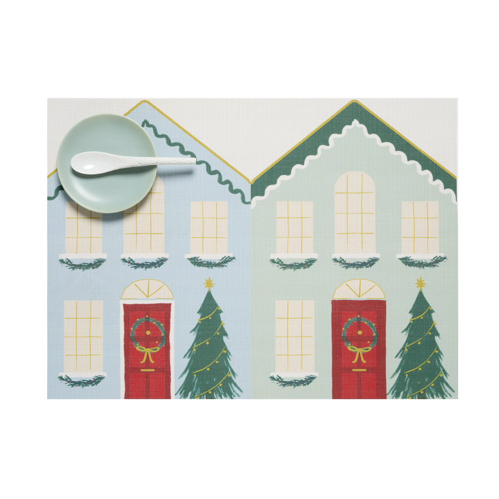 Festive Houses Placemat
