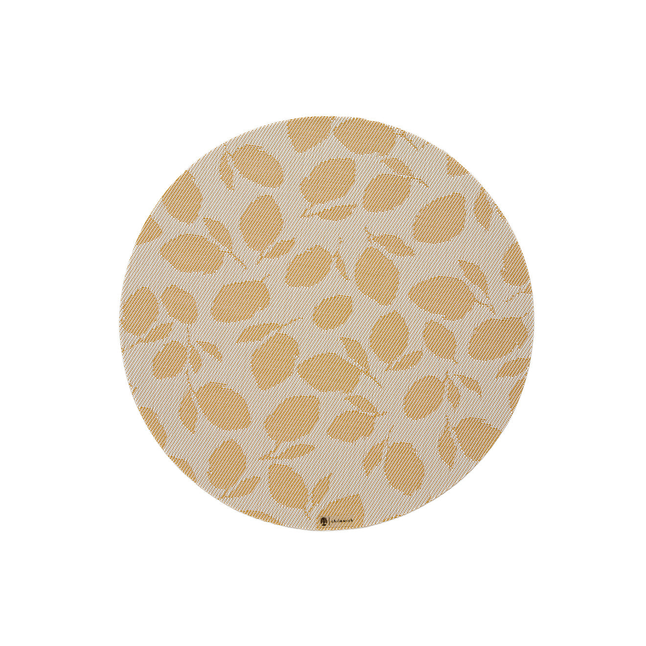 Lemon Leaves Round Placemat