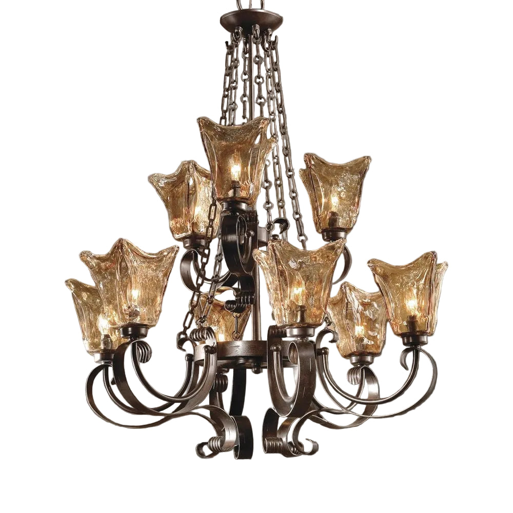 Uttermost Vetraio 9 Light Oil Rubbed Bronze Chandelier
